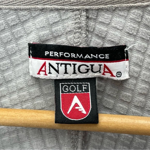 Antigua Golf Mens Grey Full Zip Jacket Size XL - Picture 11 of 13